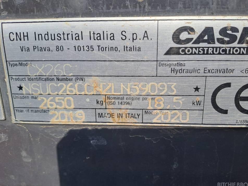 Miniexcavator - Case CX 26 C