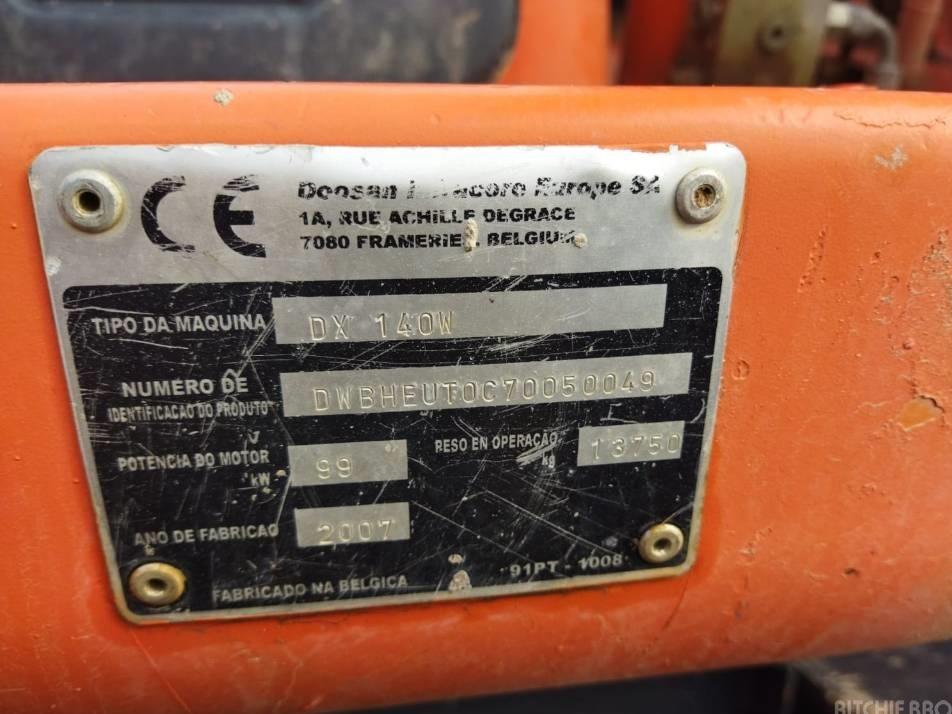 Excavator pe roti - Doosan DX 140 W
