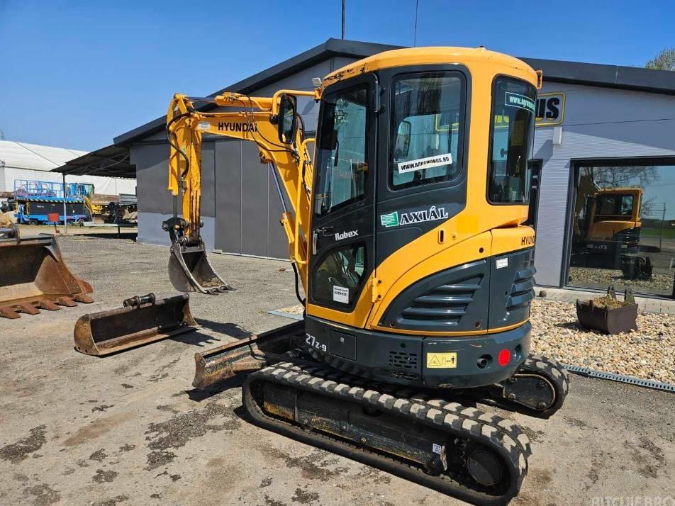 Miniexcavator - Hyundai 27Z-9, 3t, 2 buckets