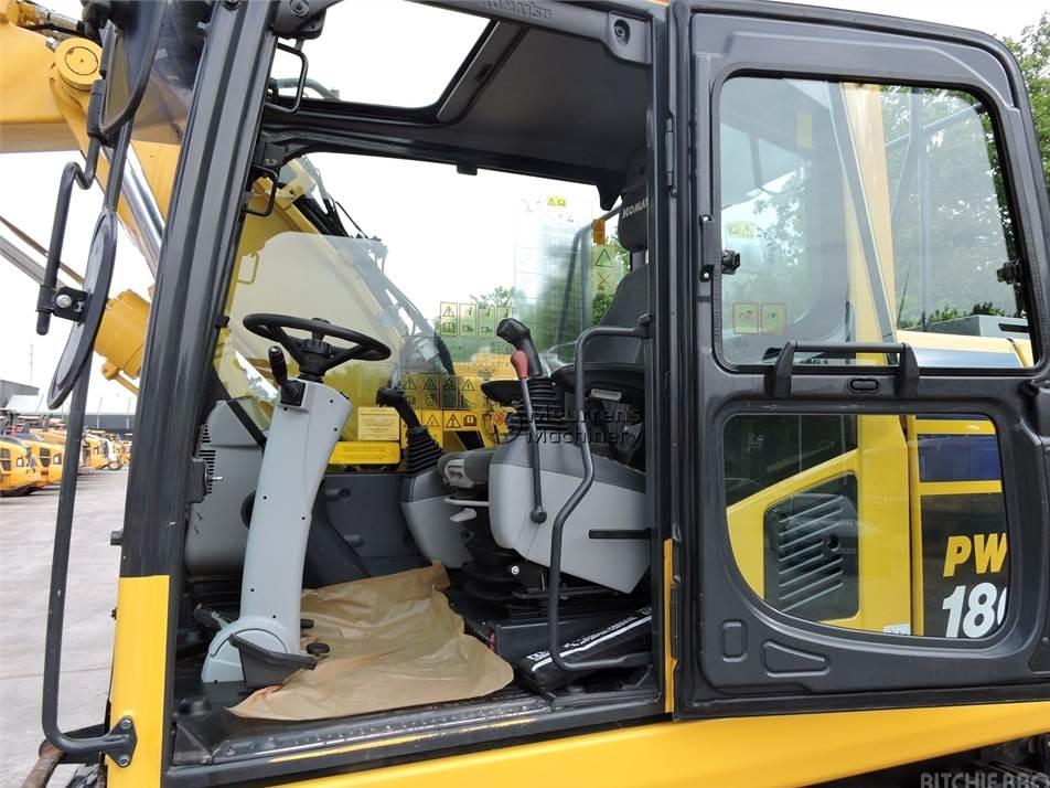 Excavator pe roti - Komatsu PW180-10 German+New tyres