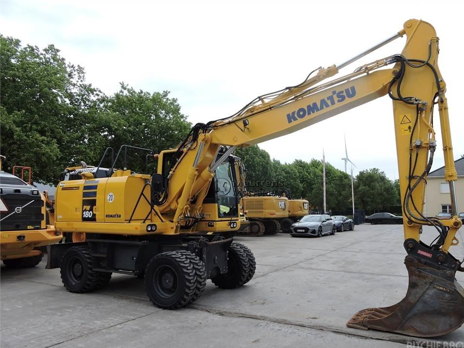 Excavator pe roti - Komatsu PW180-10 German+New tyres