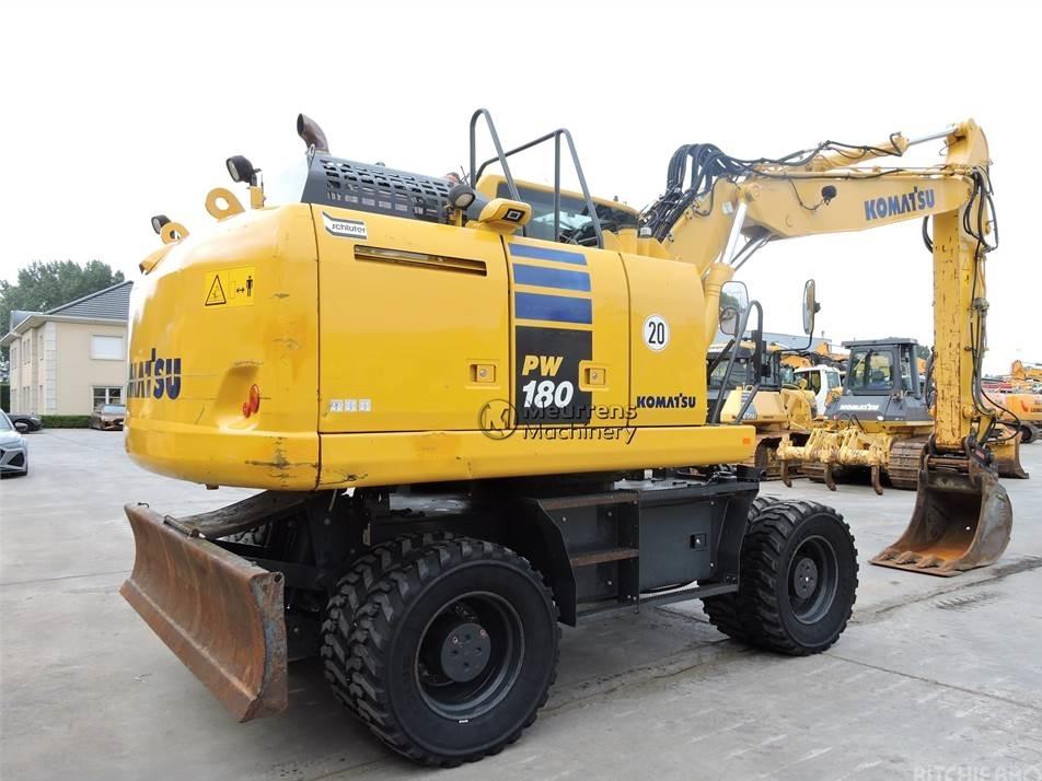 Excavator pe roti - Komatsu PW180-10 German+New tyres