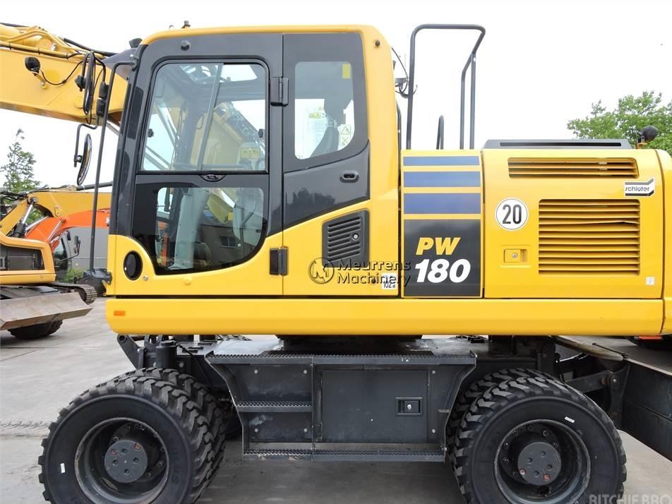 Excavator pe roti - Komatsu PW180-10 German+New tyres