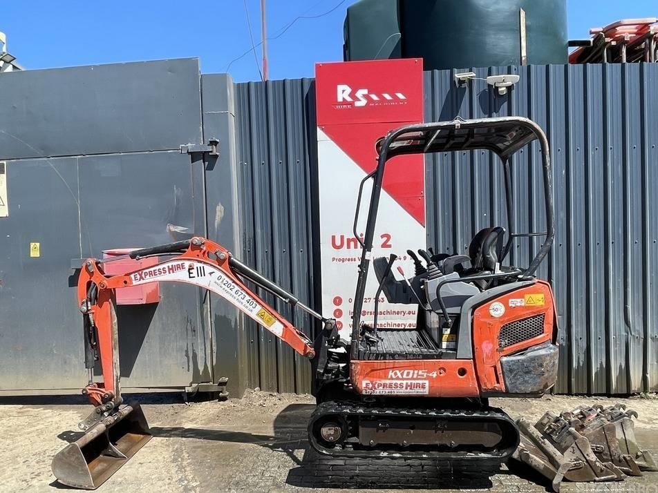 Miniexcavator - Kubota KX 015-4 Canopy 1.5t Mini Excavator +4 Buckets
