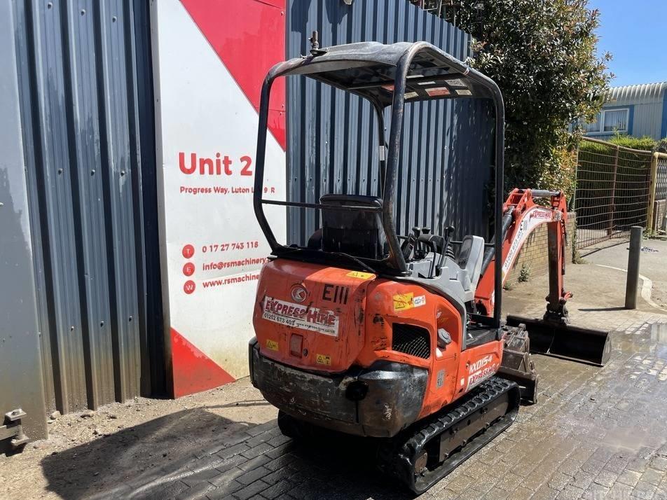 Miniexcavator - Kubota KX 015-4 Canopy 1.5t Mini Excavator +4 Buckets