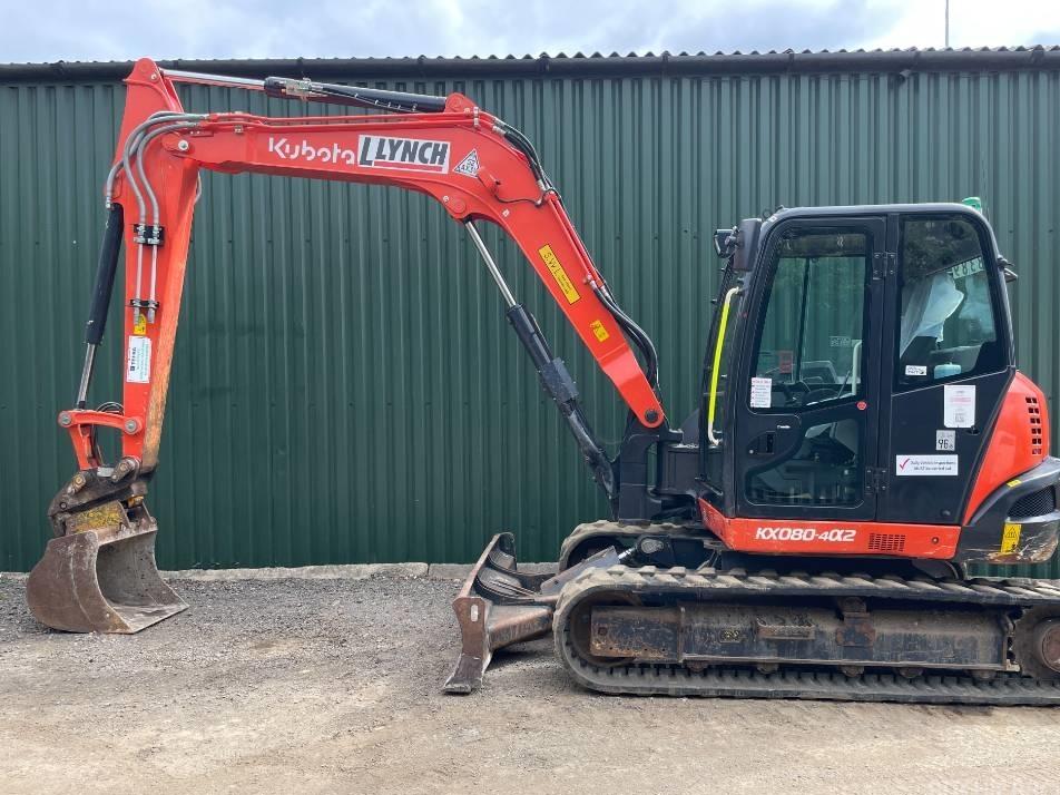 Midiexcavator - Kubota KX 080-4