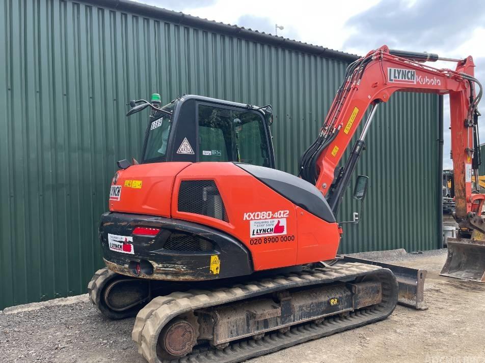 Midiexcavator - Kubota KX 080-4