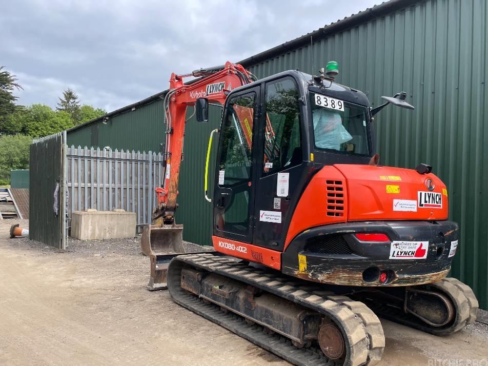 Midiexcavator - Kubota KX 080-4