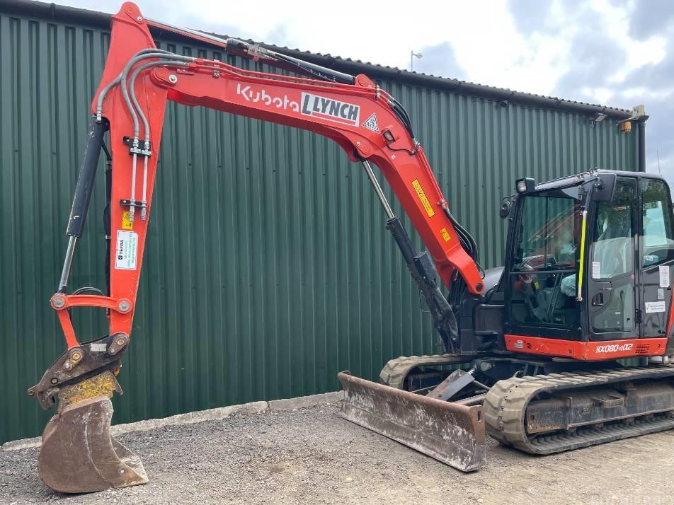 Midiexcavator - Kubota KX 080-4