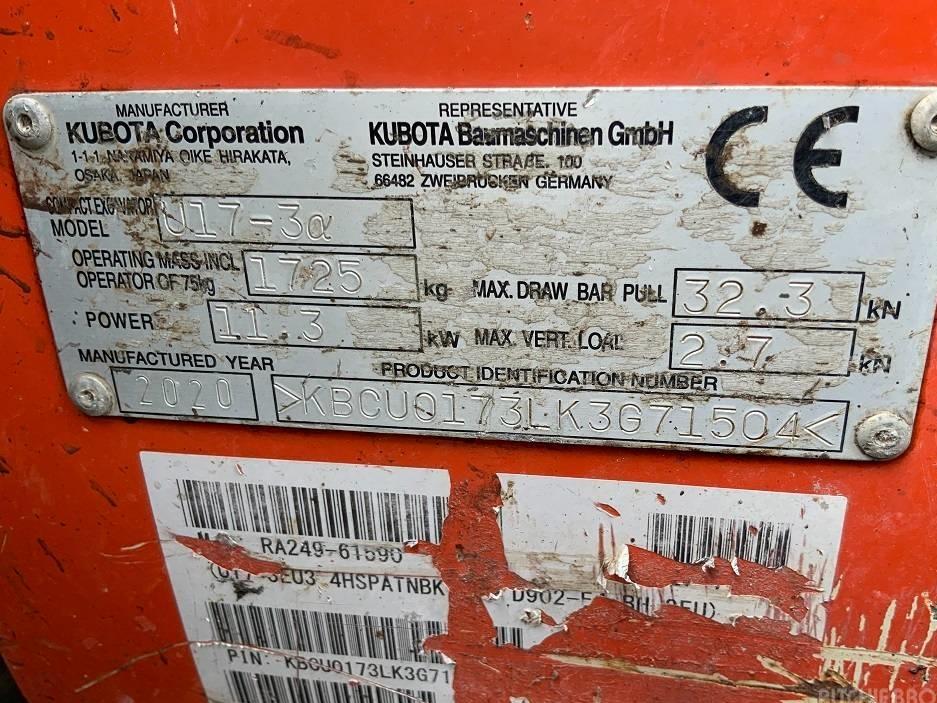 Miniexcavator - Kubota U 17-3
