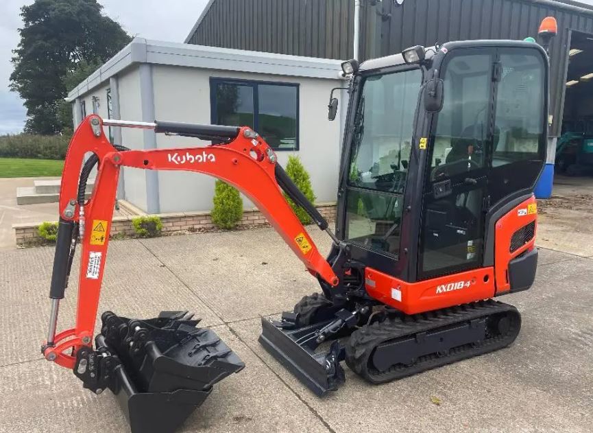 MINIEXCAVATOR KUBOTA KX018 - VASTech Machinery