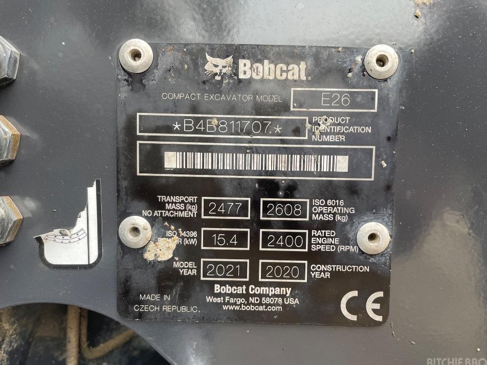 Miniexcavator - Bobcat E 26