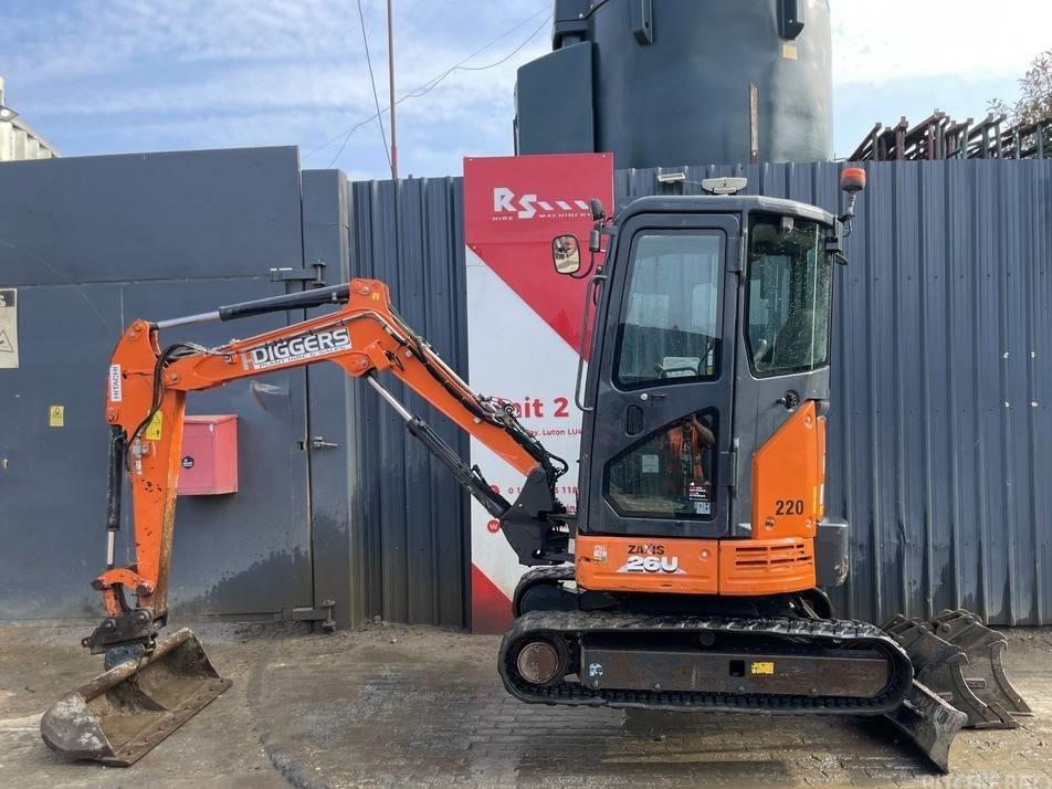 Miniexcavator - Hitachi ZX 26 U-6 2.7t Mini Excavator / Digger