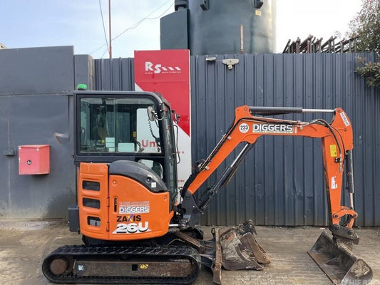 Miniexcavator - Hitachi ZX 26 U-6 2.7t Mini Excavator / Digger