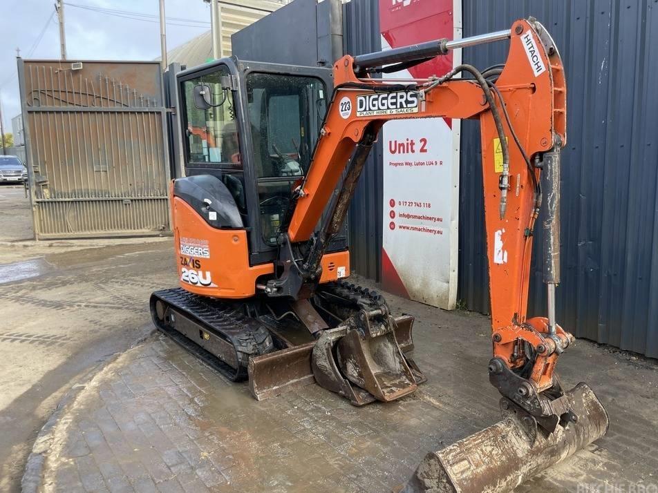 Miniexcavator - Hitachi ZX 26 U-6 2.7t Mini Excavator / Digger