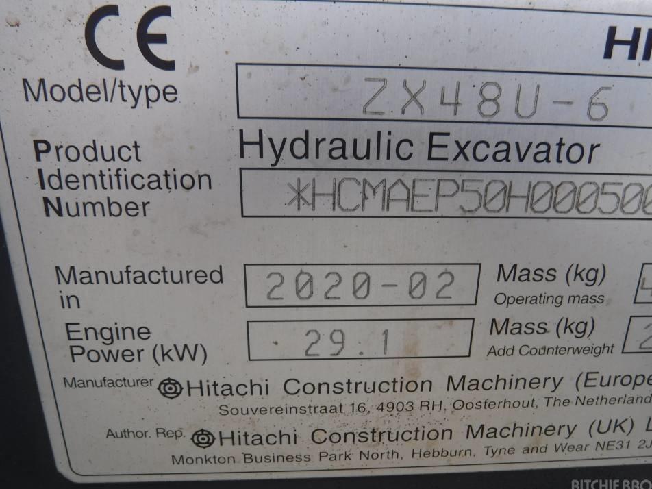 Miniexcavator - Hitachi ZX 48 U-6