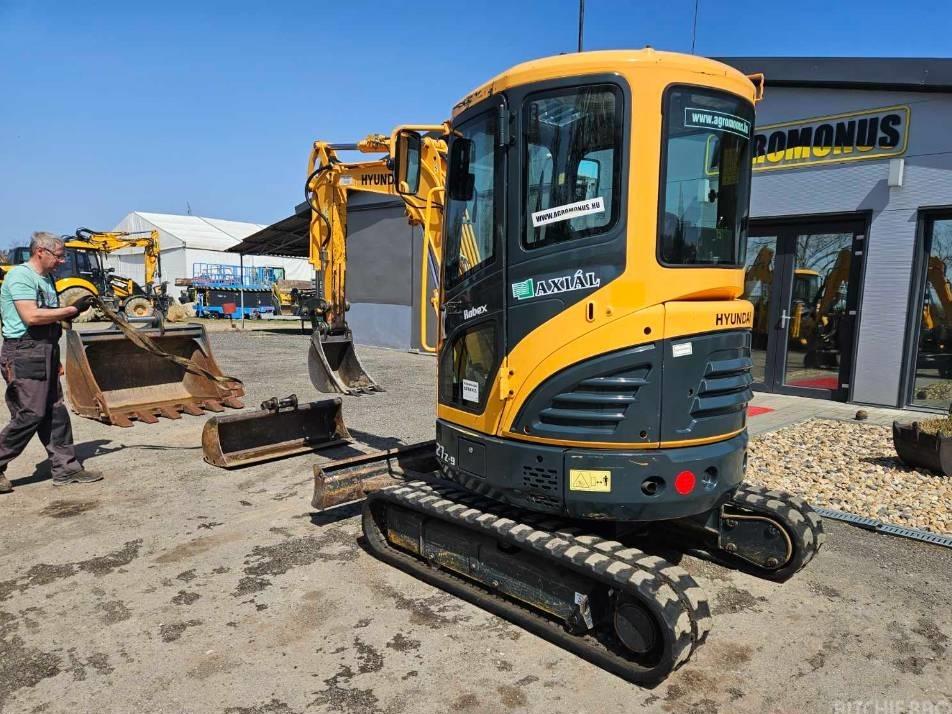 Miniexcavator - Hyundai 27Z-9, 3t, 2 buckets