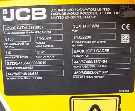 JCB 3CX – Buldoexcavator