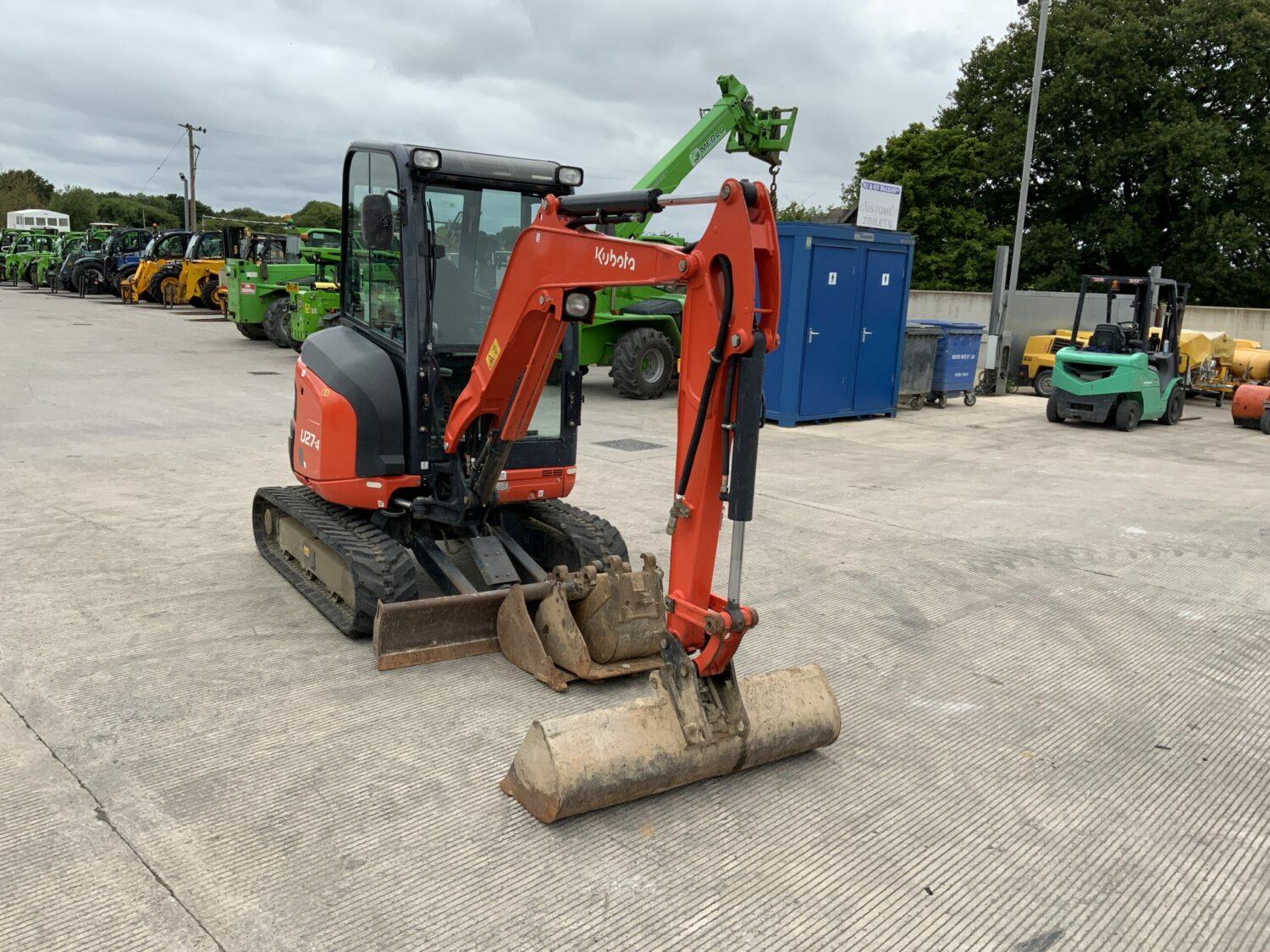 Miniexcavator KUBOTA U 27 - VASTech Machinery