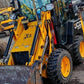 Buldoexcavator - JCB 1 CX 4 buckets, 4 x new tyres, 2 xused tyres, 1st