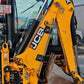Buldoexcavator - JCB 1 CX 4 buckets, 4 x new tyres, 2 xused tyres, 1st