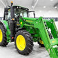 Tractor - John Deere 6120M tractor, PowerQuad 24/24, TLS, cab susp., fu