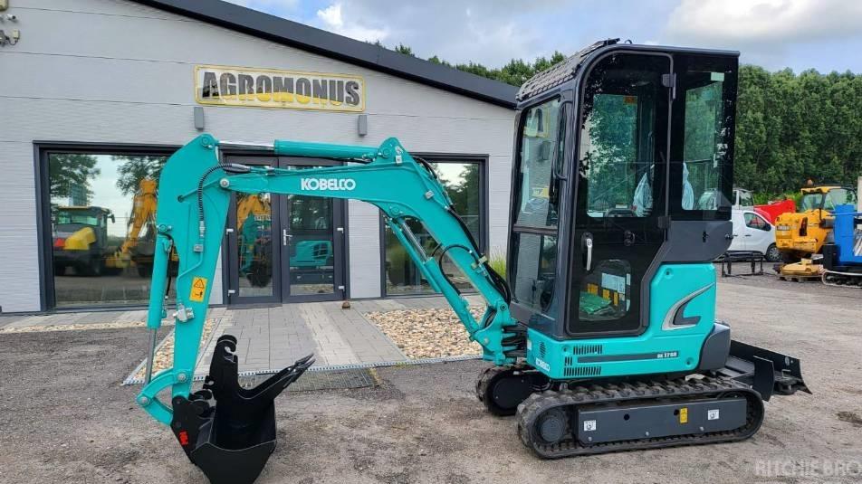 Miniexcavator - Kobelco SK 17 SR-3     2tonnes 2 buckets  04 hours new