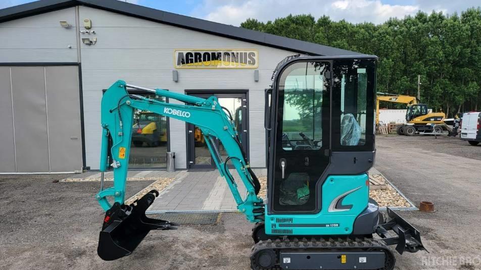 Miniexcavator - Kobelco SK 17 SR-3     2tonnes 2 buckets  04 hours new