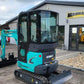 Miniexcavator - Kobelco SK 17 SR-3     2tonnes 2 buckets  04 hours new