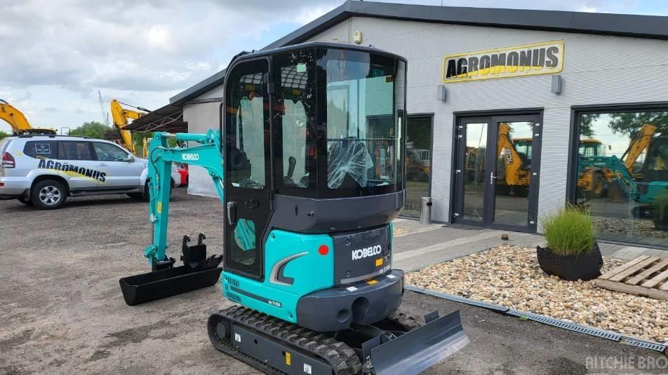 Miniexcavator - Kobelco SK 17 SR-3     2tonnes 2 buckets  04 hours new
