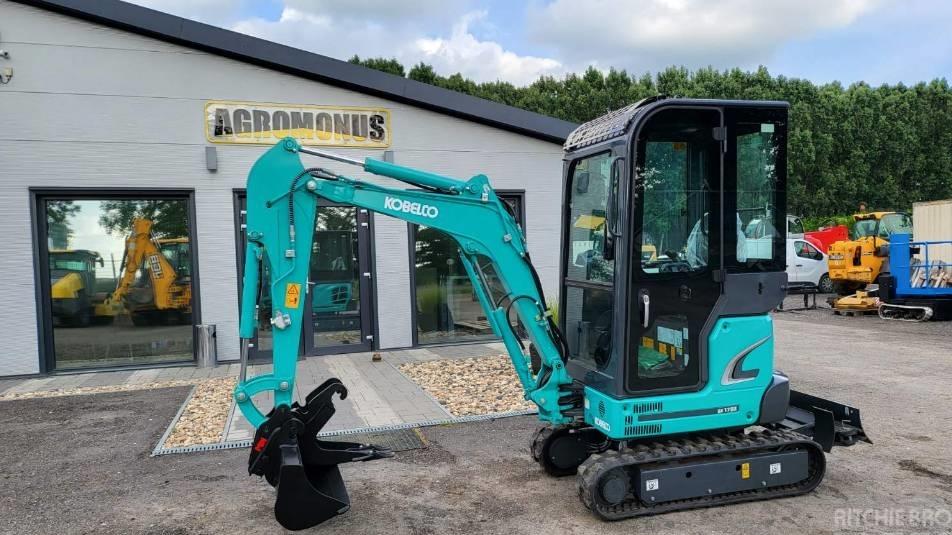 Miniexcavator - Kobelco SK 17 SR-3     2tonnes 2 buckets  04 hours new