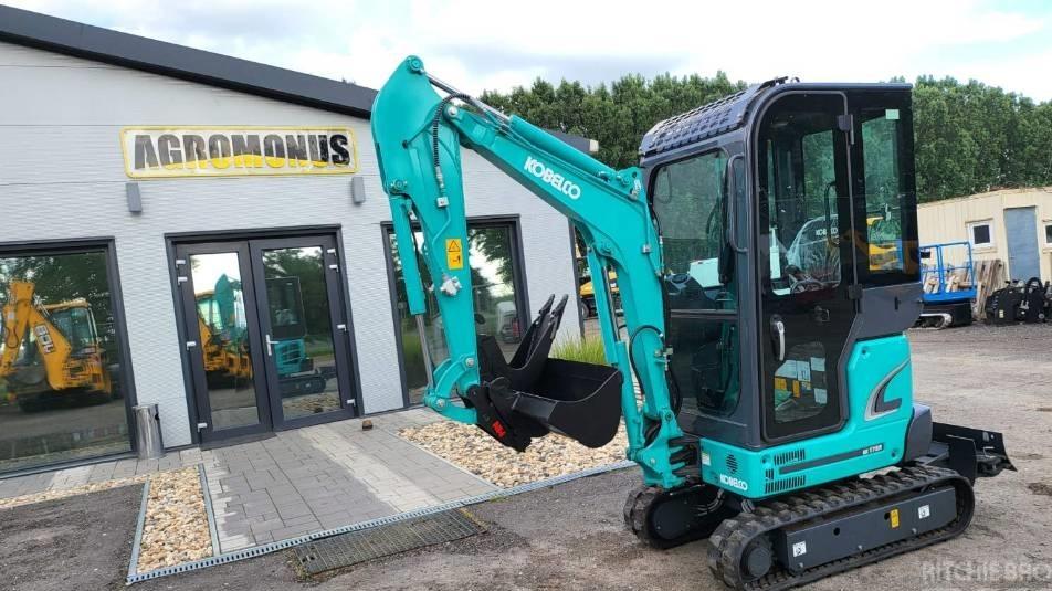 Miniexcavator - Kobelco SK 17 SR-3     2tonnes 2 buckets  04 hours new