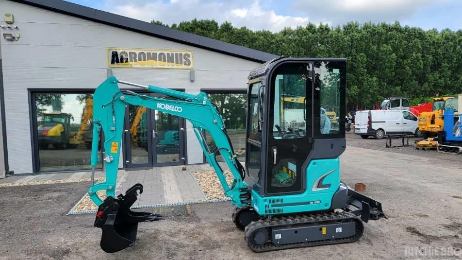 Miniexcavator - Kobelco SK 17 SR-3     2tonnes 2 buckets  04 hours new