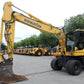 Excavator pe roti - Komatsu PW180-10 German+New tyres