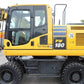 Excavator pe roti - Komatsu PW180-10 German+New tyres