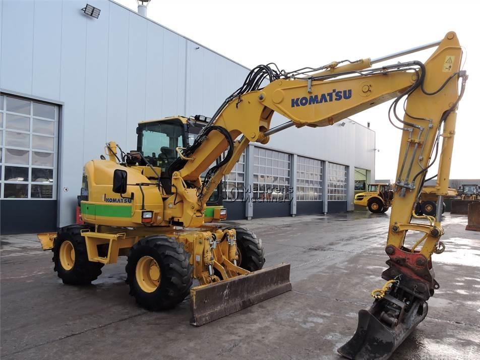 Excavator pe roti - Komatsu PW98
