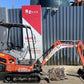 Miniexcavator - Kubota KX 015-4 1.5t Mini Excavator / Digger 3075 hours