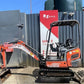 Miniexcavator - Kubota KX 015-4 Canopy 1.5t Mini Excavator +4 Buckets