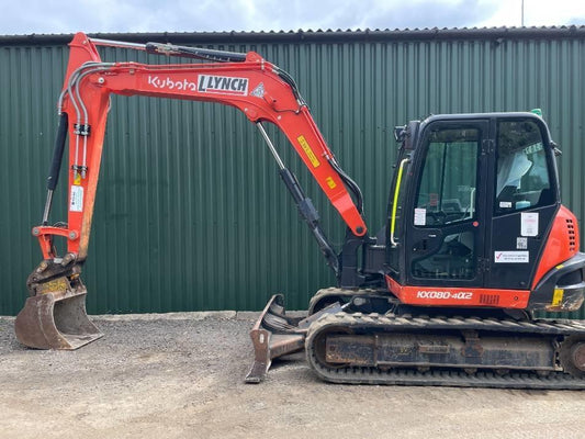 Midiexcavator - Kubota KX 080-4