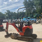 Miniexcavator - Kubota U 10-3