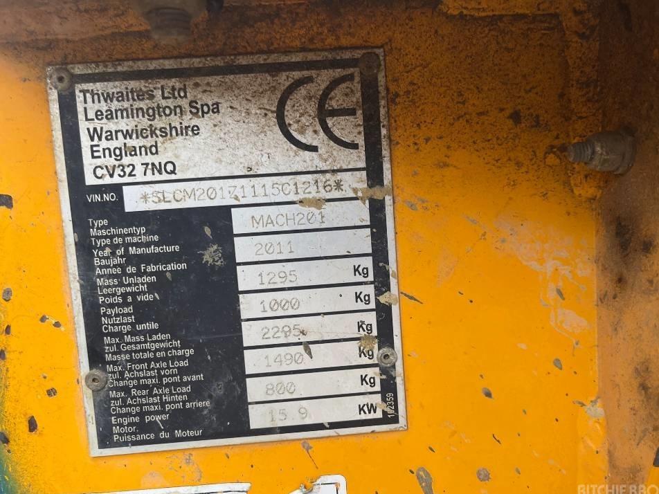 SITE DUMPERS - Thwaites Mach 201