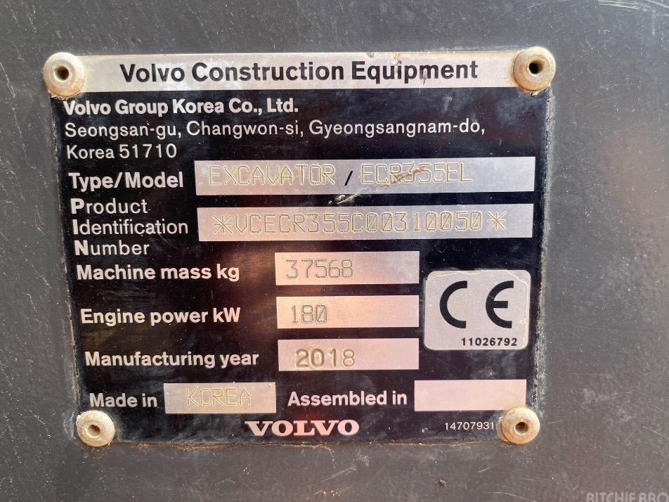 Excavator pe senile - Volvo ECR 355 EL