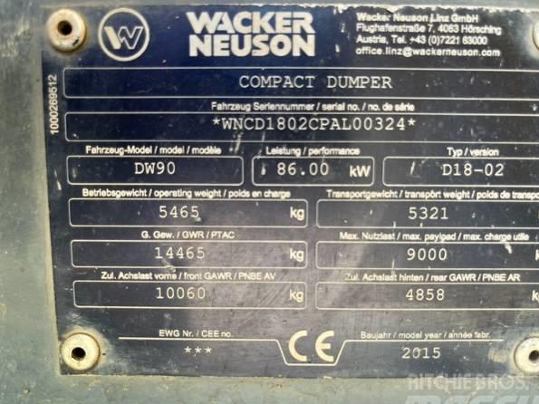 SITE DUMPERS - Wacker Neuson DW 90